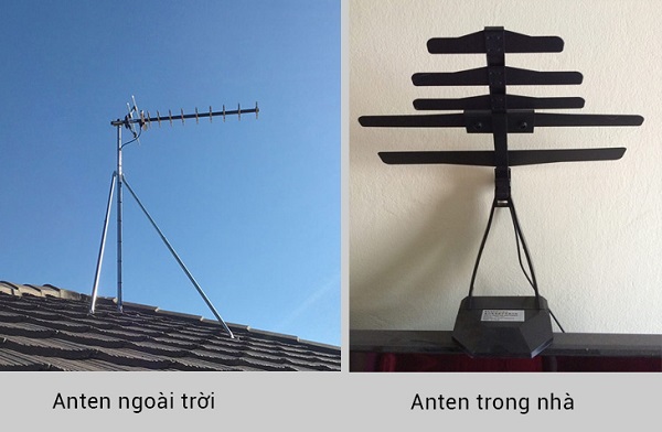 anten trong nhà, anten ngoài trời anten trong nhà, anten ngoài trời