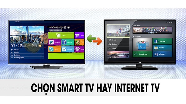 so sánh smart tv và internet tv so sánh smart tv và internet tv